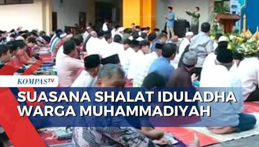 Suasana Warga Muhammadiyah Gelar Salat Iduladha pada Rabu 28 Juni 2023