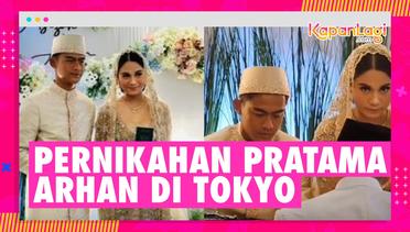 Pernikahan Pratama Arhan dan Azizah Salsha di Masjid Tokyo, Pengantin Muda Ganteng Cantik