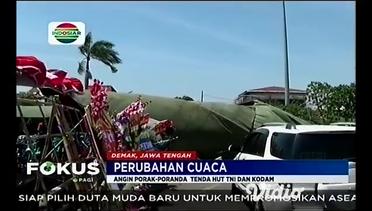 Angin Porak-Poranda Hancurkan Tenda HUT TNI Dan Kodam IV