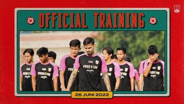Official Training | 26 Juni 2022 | PERSIS vs Persita