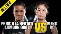 Priscilla Hertati Lumban Gaol vs. Meng Bo | ONE Championship Full Fight