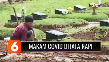 Bikin Peziarah Nyaman, TPU Khusus Korban Covid-19 di Bekasi Ditata Rapi | Liputan 6