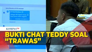 Saksi Ahli Forensik Digital Tunjukkan Bukti Chat Teddy Minahasa Ganti Sabu dengan Tawas