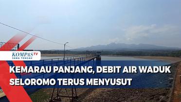 Kemarau Panjang, Debit Air Waduk Seloromo Terus Menyusut