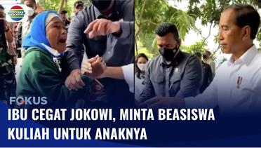 Viral Aksi Ibu Cegat Presiden Jokowi Mohon Bantu Biaya Kuliah Anaknya | Fokus