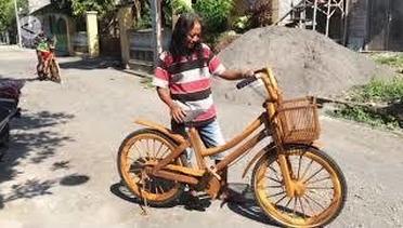 Menyulap limbah kayu jadi sepeda bernilai jutaan rupiah