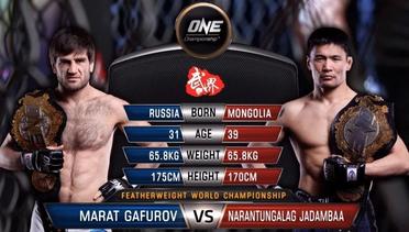 Marat Gafurov vs. Narantungalag Jadambaa | Full Fight Replay