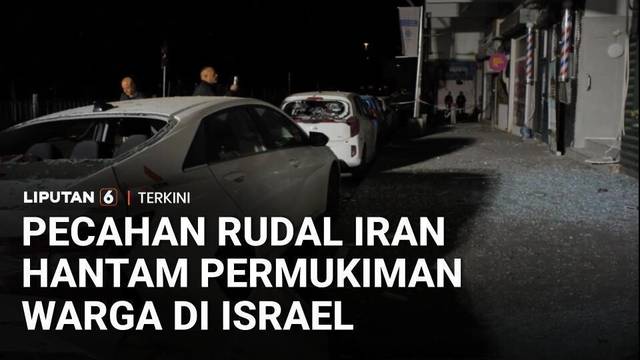 Rudal Iran Dicegat, Pecahan Hantam Permukiman di Rishon LeZion Israel | Liputan 6