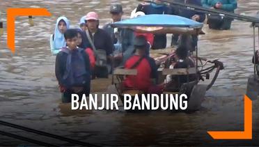 Sungai Citarum Meluap, Jalur Utama ke Bandung Terputus