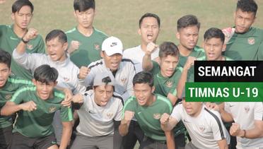 Timnas Indonesia U-19 dengan Semangat Sumpah Pemuda Sebelum Hadapi Jepang