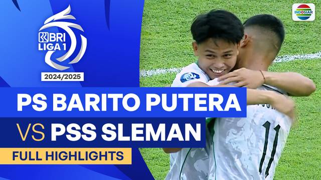 PS Barito Putera VS PSS Sleman - Full Highlights | BRI Liga 1 2024/25