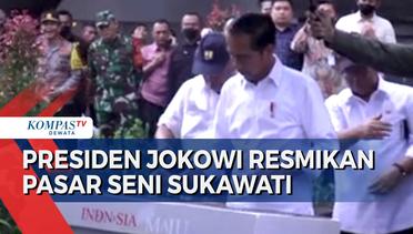 Presiden Jokowi Resmikan Pasar Seni Sukawati