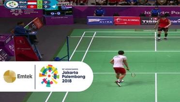Indonesia vs Hongkong - Badminton Tunggal Putra | Asian Games 2018 - Full Match