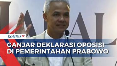 Ganjar Pranowo Deklarasi Oposisi di Pemerintahan Prabowo-Gibran