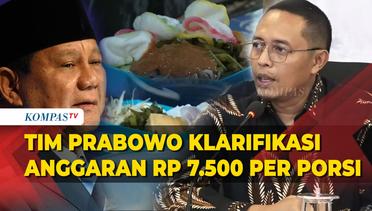 Gugus Tugas Sinkronisasi Prabowo-Gibran Klarifikasi Isu Rp7500 per Porsi Makan Bergizi Gratis