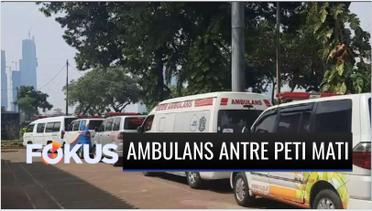 Angka Kematian Meningkat, Puluhan Ambulans Antre Demi Ambil Peti Jenazah Covid-19 | Fokus