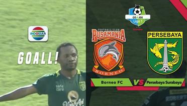 Goal Pahabol - Borneo FC (1) vs (2) Persebaya Surabaya | Go-Jek Liga 1 Bersama Bukalapak