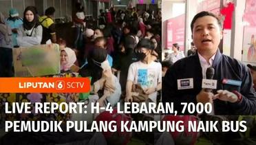 Live Report: Terminal Kalideres Semakin Ramai, 7000 Pemudik Pulang Kampung Naik Bus | Liputan 6
