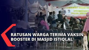 Vaksin Booster di Pelataran Masjid Istiqlal, Buka Mulai Pukul 16.00-19.00 WIB