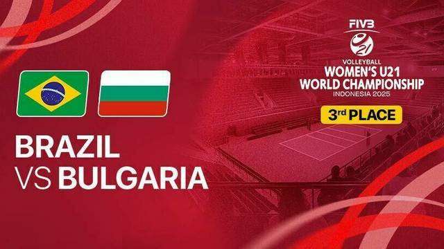 3rd Place: Brazil vs Bulgaria - Full Match | FIVB Women's U21 World Championship 2025
