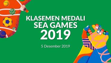 Klasemen Medali SEA Games 2019, Indonesia Naik ke Peringkat Ketiga