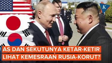 Kerjasama Korea Utara dan Rusia Buat AS dan Sekutu Ketakutan