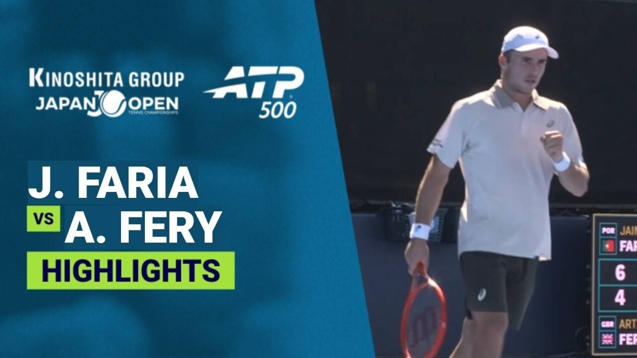 Jaime Faria vs Arhur Fery - Round 1 (Court 2) | ATP 500: Kinoshita Group Japan Open Tennis Championships 2026