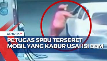 Petugas SPBU di Pasar Rebo Terluka Akibat Terseret Mobil yang Kabur Tak Mau Bayar BBM