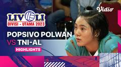 Perebutan Tempat Ketiga Putri: Popsivo Polwan vs TNI-AL - Highlights | Livoli Divisi Utama 2023