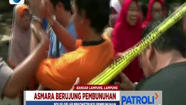 Polisi Gelar Rekonstruksi Kasus Pembunuhan Pria Pacar Mantan Istri di Lampung - Patroli