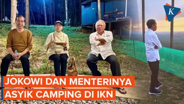 Jokowi, Srimul, dan Basuki Camping di IKN Sekaligus Memantau Infrastruktur