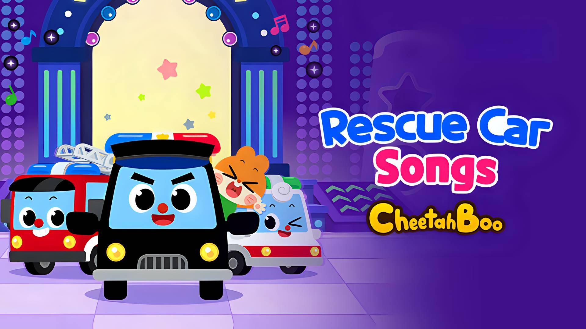 Cheetahboo - Rescue Car Songs