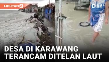 Desa Cemarajaya di Karawang Terancam Tenggelam Karena Dampak Perubahan Iklim