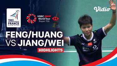 Mixed Doubles: Feng Yan Zhe/Huang Dong Ping (CHN) vs Jiang Zhen Bang/Wei Ya Xin (CHN) - Highlights | Yonex French Open 2024