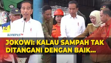 Detik-Detik Presiden Jokowi Resmikan 3 TPA di Jawa Timur, Bicara Pentingnya Pengelolaan Sampah
