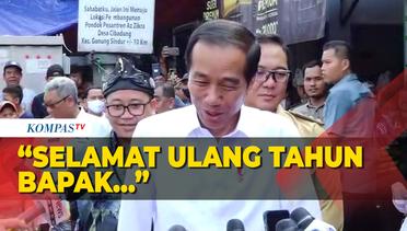 Kata Jokowi Saat Wartawan Tiba-tiba Ucapkan Selamat Ulang Tahun