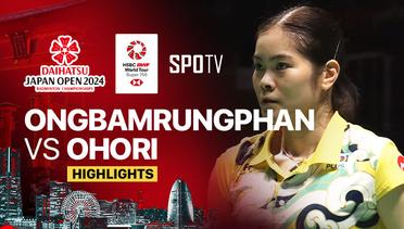 Busanan Ongbamrungphan (THA) vs Aya Ohori (JPN) - Highlights | Daihatsu Japan Open 2024 - Women's Singles