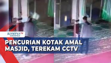Pencurian Kotak Amal Masjid Terekam Kamera Pemantau