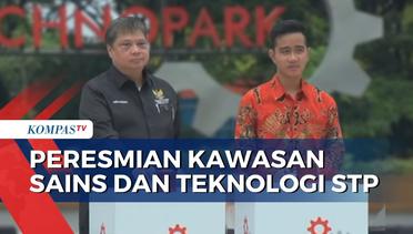 Menteri Airlangga dan Wali Kota Solo Gibran Resmikan Kawasan Sains dan Teknologi Solo Technopark