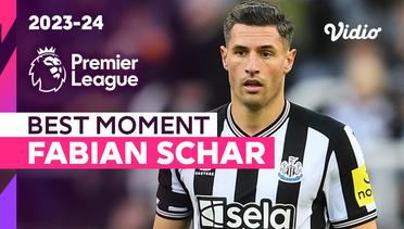 Aksi Fabian Schar | Aston Villa vs Newcastle | Premier League 2023/24