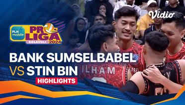 Third Place Putra: Palembang Bank SumselBabel vs Jakarta STIN BIN - Highlights | PLN Mobile Proliga 2024