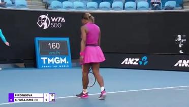 Match Highlights | Serena Williams 2 vs 0 Tsvetana Pironkova | WTA Melbourne Open 2021