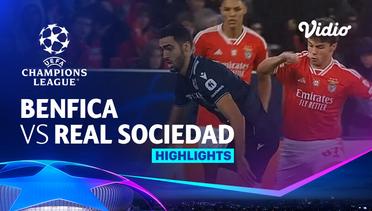 Benfica vs Real Sociedad - Highlights | UEFA Champions League 2023/24
