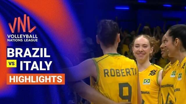 Women: Brazil vs Italy - Highlight | Volleyball Nations League 2026