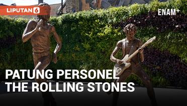 Patung Mick Jagger dan Keith Richards The Rolling Stones Diresmikan di Kampung Halaman