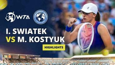 Iga Swiatek vs Marta Kostyuk - Highlights | WTA Cincinnati Open 2024