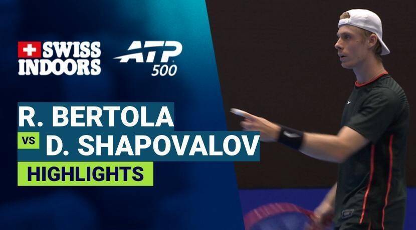 Remy Bertola vs Denis Shapovalov - Round 1 (IWB Court 1) | ATP 500: Swiss Indoors Basel 2026