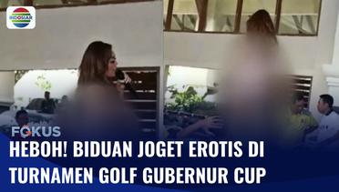 Viral! Biduan Joget Erotis di Atas Meja Saat Penutupan Turnamen Golf Gubernur Cup di Riau | Fokus