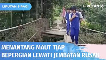Warga di Tana Toraja Menantang Maut Kala Melewati Jembatan Gantung Rusak | Liputan 6