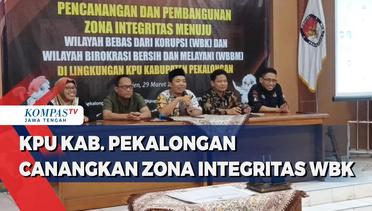 KPU Kabupaten Pekalongan Canangkan Zona Integritas WBK